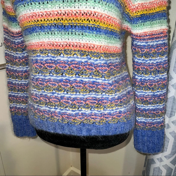 Leandra Medine x Mango Striped Sequin Sweater multicolor - Picture 2 of 7